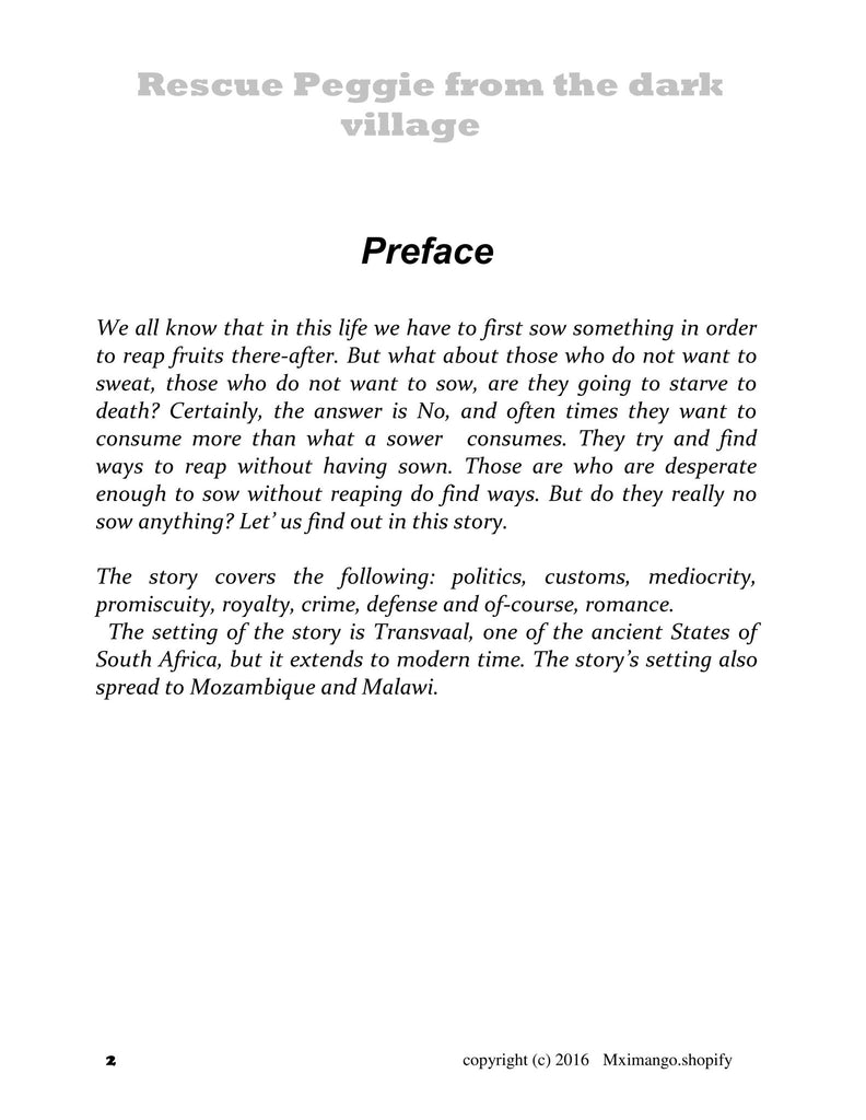 Rascue Peggie from the Dark village